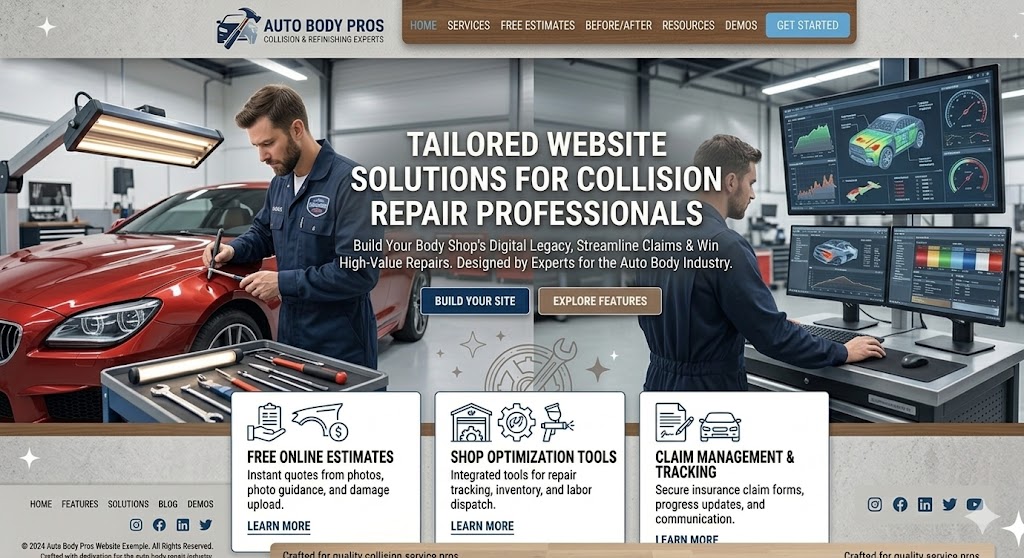 Car Body Repairs Website Preview